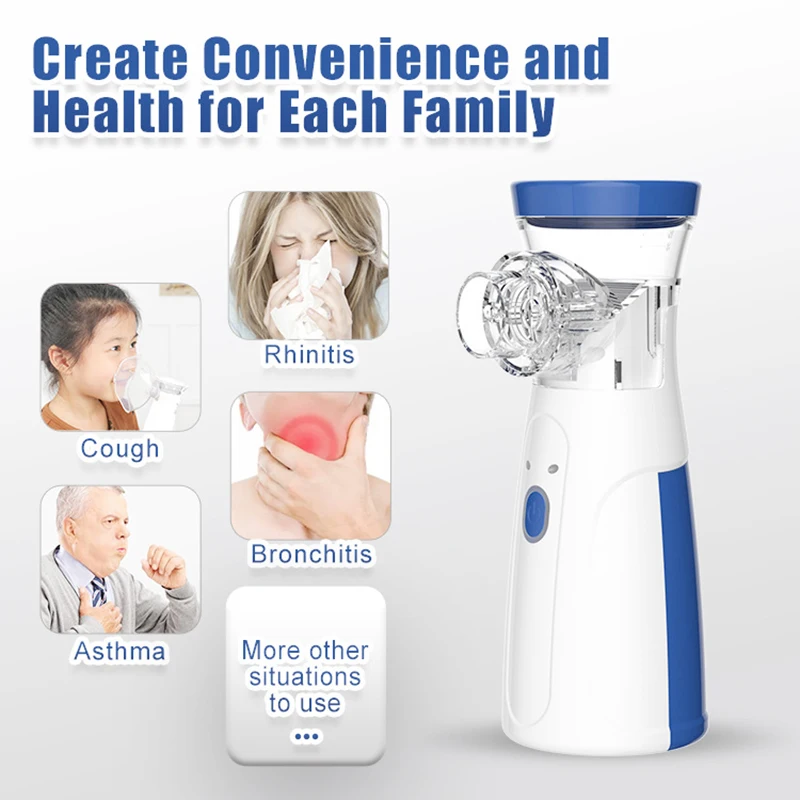 Portable Nebulizer for Asthma – Compact Inhaler for Kids & Adults