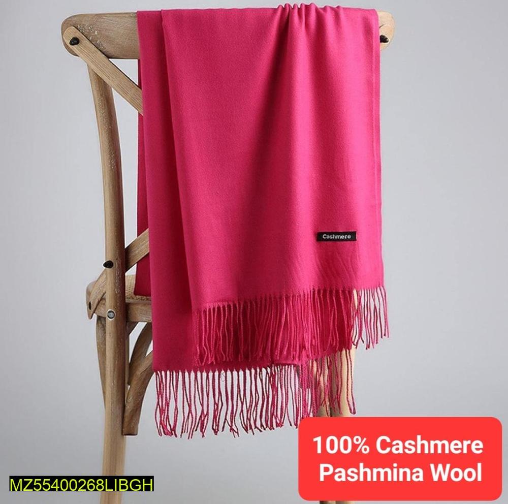 1 Pc Women's Cashmere Plain Shawl
